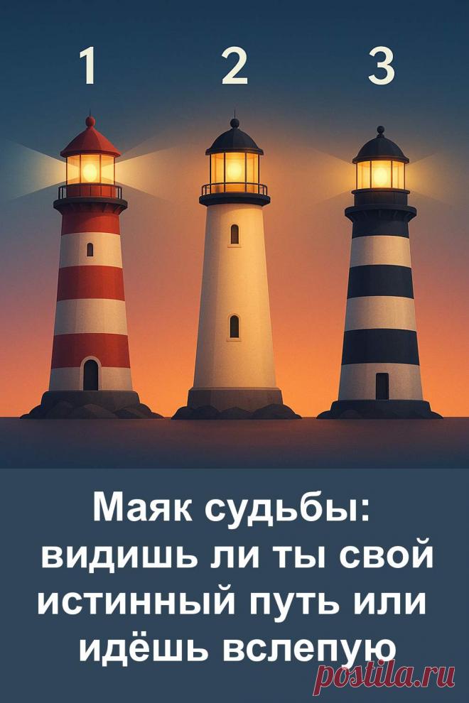 Иногда жизнь похожа на море, полное волн и тумана. Мы ищем путь, теряем его и снова находим, ведомые внутренним светом. Этот тест поможет почувствовать, насколько ясно ты видишь направление своей судьбы и слышишь ли тихий зов своего маяка. Возможно, именно сейчас настал момент, когда свет внутри тебя готов показать дорогу вперёд.