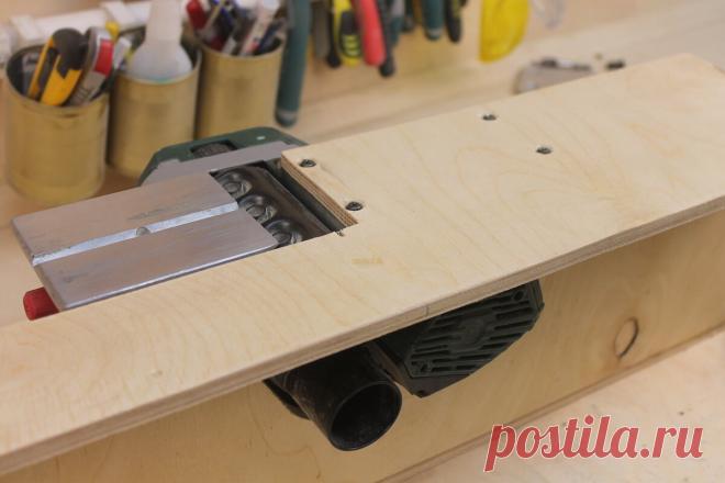 Надо же додуматься, сделать настольный фуганок за несколько минут буквально на коленке | Генератор идей | Яндекс Дзен