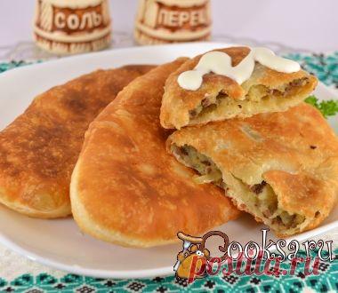 Жареные пирожки с картофелем и печенью фото рецепт приготовления