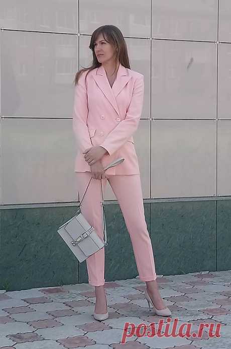 Жакет и брюки &quot;Нежный персик&quot; / Ольга Z / 24.05.2020 / Фотофорум на BurdaStyle.ru. Burda 10/2009. Выкройка: 124 А.