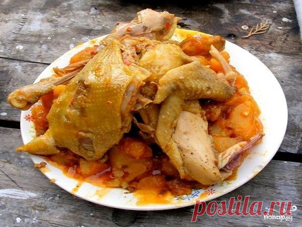 Гусь, тушеный кусочками - рецепт с фото на Повар.ру