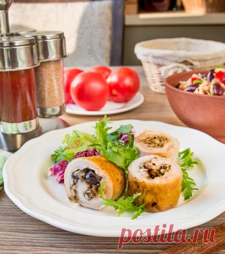 Куриные ножки, фаршированные грибами | Вкусный блог - рецепты под настроение