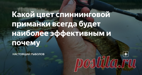 Какой цвет спиннинговой приманки всегда будет наиболее эффективным и почему Кто-то  больше отдает предпочтение так называемым кислотным расцветкам, другой стремится использовать что-то более натуральное и похожее на расцветки настоящих рыб. Но лучший...