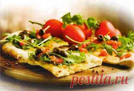 Пицца «Вегетарианская» рецепт приготовления