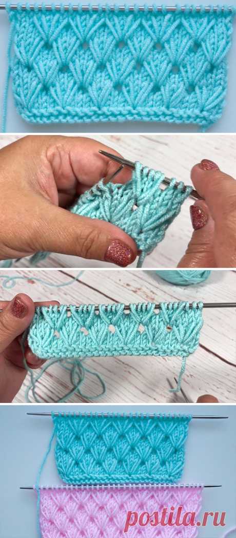 Фисташковый Вязальный Стежок Вы Должны Легко Выучить | CrochetBeja