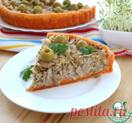 Постный киш - кулинарный рецепт