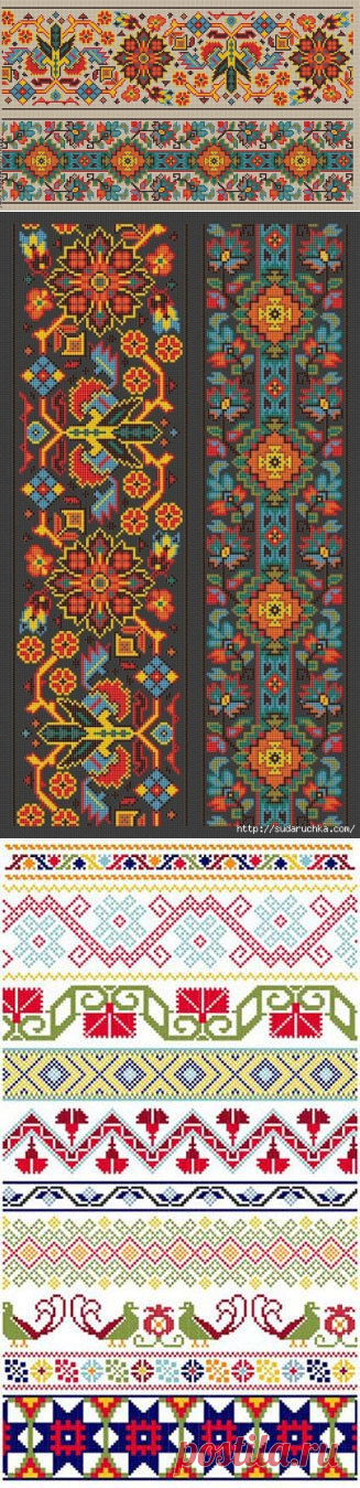 Орнамент. Вышивка крестом.