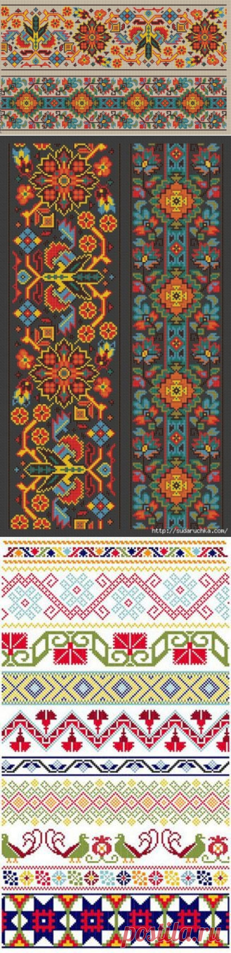 Орнамент. Вышивка крестом.