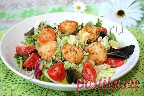 ЗЕЛЕНЫЙ САЛАТ С КУРИНЫМИ ФРИКАДЕЛЬКАМИ (home.eat.kolobok) : Рассылка : Subscribe.Ru