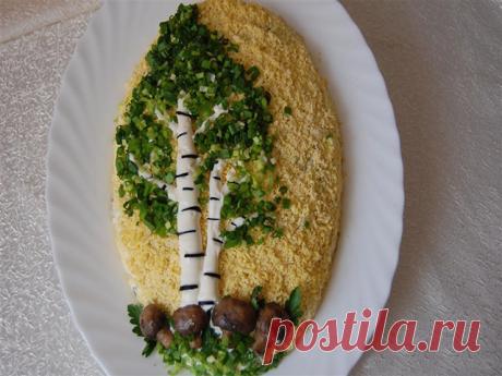 Салат «Берёзка» вкусный многослойный салат!! Ингредиенты: жмите на это фото