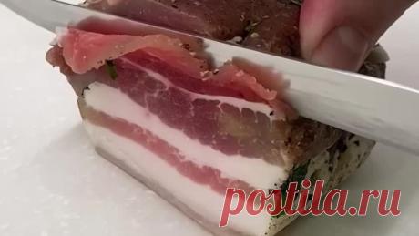 Как просто и легко засолить сало🍖