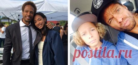 Гари Дурдан с детьми