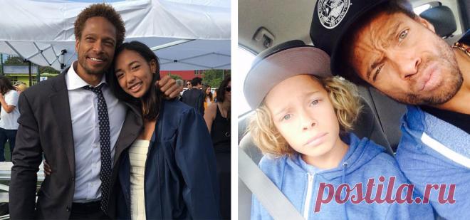 Гари Дурдан с детьми