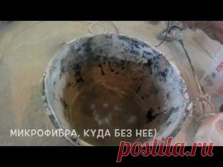 Гипсовая колонна по сетчатому каркасу. Часть 2. Первая часть в описании