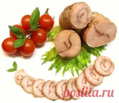 ПРАЗДНИЧНЫЙ КУРИНЫЙ РУЛЕТ В МОЛОКЕ | 4vkusa.ru