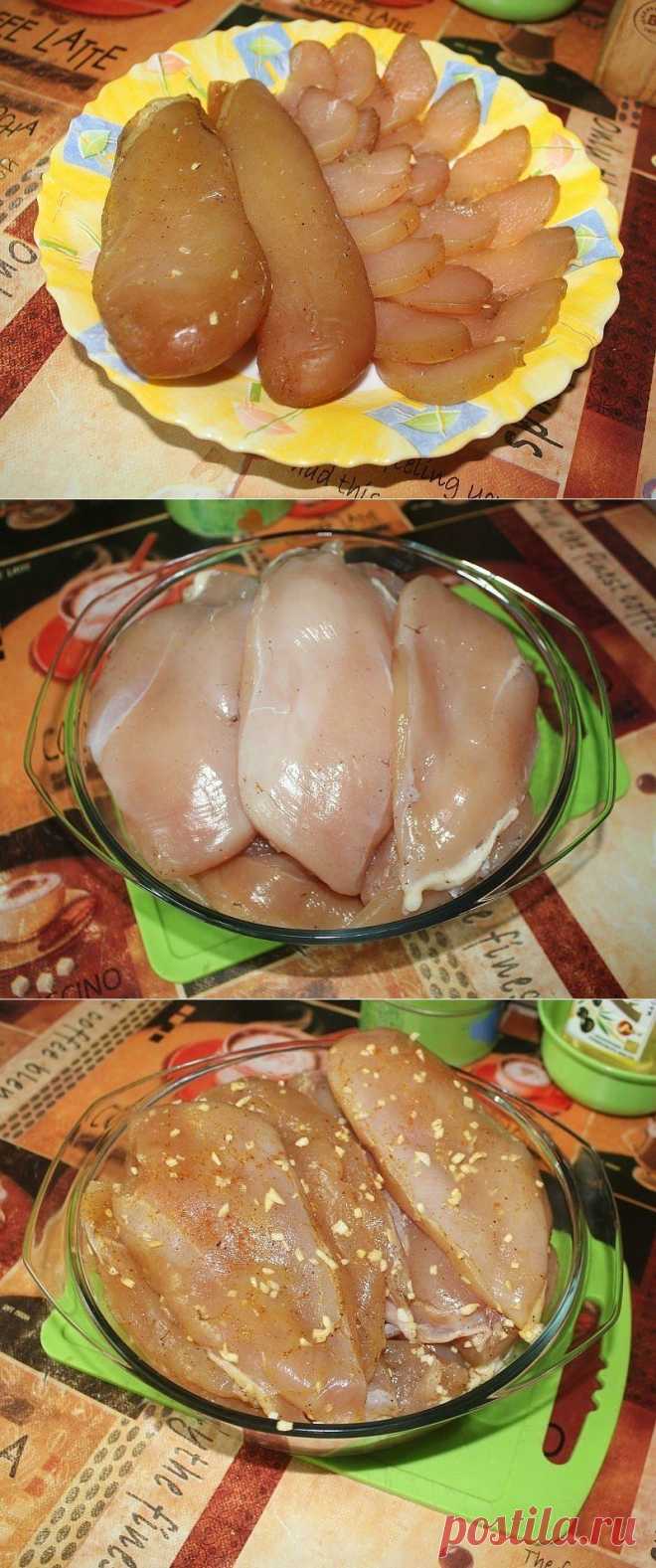 Вяленые куриные грудки. +