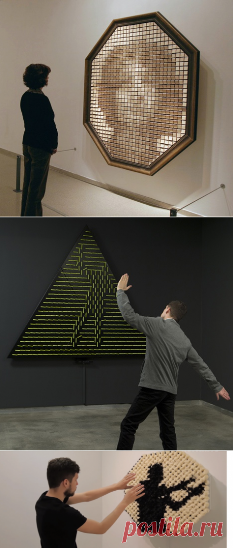 Механические зеркала by Daniel Rozin / Ванная комната, туалет и зеркала / ВТОРАЯ УЛИЦА