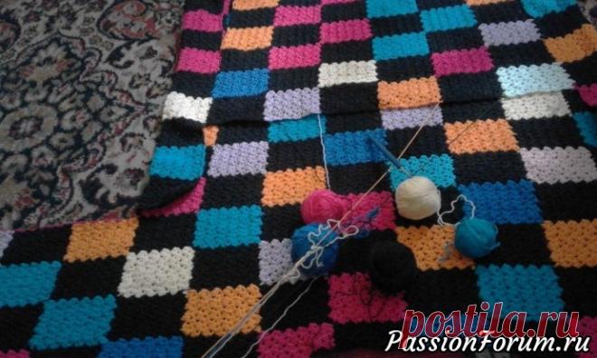 ВЕСЕЛАЯ ШАХМАТКА... - запись пользователя Cala (Галина) в сообществе Вязание крючком в категории Вязание крючком. Ваши работы