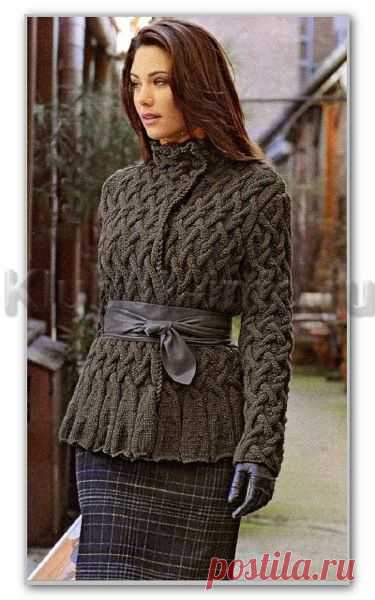 Вязание спицами кофт, балеро, жакетов, жилетов, пуловеров и свитеров » Страница 7