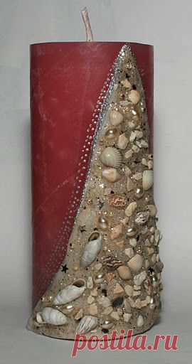 Декорирование свечи - Ярмарка Мастеров - ручная работа, handmade