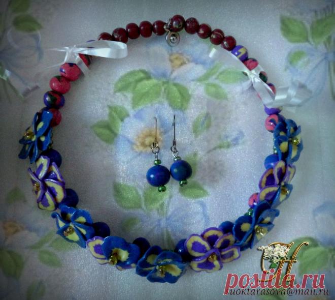 Комплект ,,АНЮТИНЫ ГЛАЗКИ"
Полимерная глина.