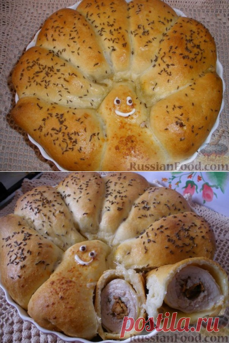 СОЧНЫЙ ПИРОГ с курицей &quot;НАСЕДКА&quot;.