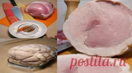 Рецепт домашней ветчины самый вкусный