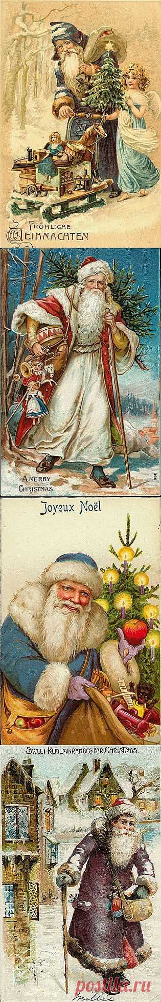 Винтажные рождественские открытки (Vintage Christmas Postcard).