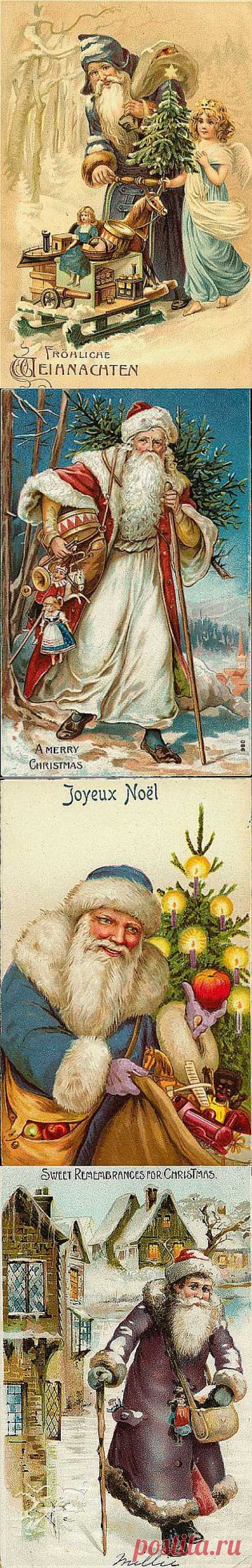 Винтажные рождественские открытки (Vintage Christmas Postcard).