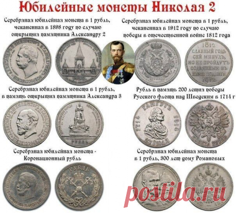 Юбилейные монеты Николая II