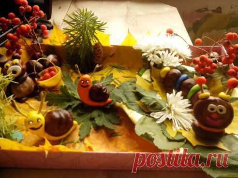 для доченьки в сад осенняя поделка!!))