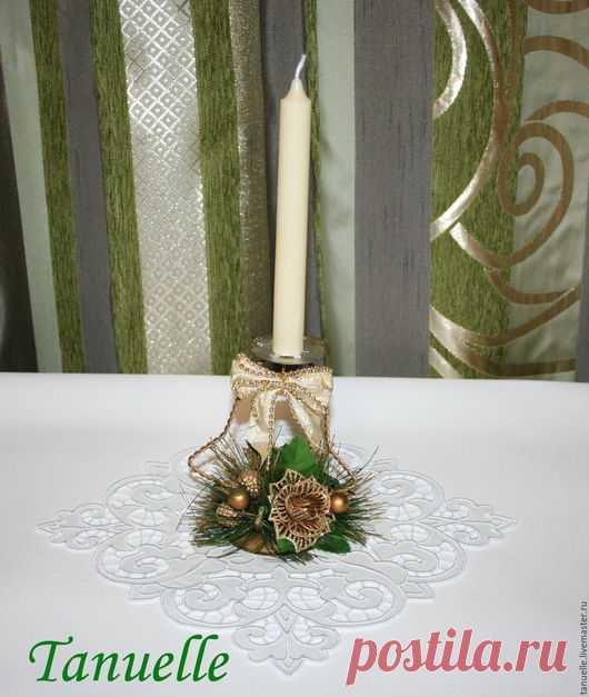 Купить Салфетка льняная с вышивкой ришелье - белый, салфетка с вышивкой, Ришелье, льняная салфетка