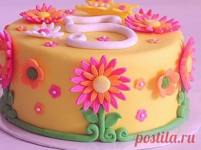 Кулинарная сахарная мастика для украшений и цветов