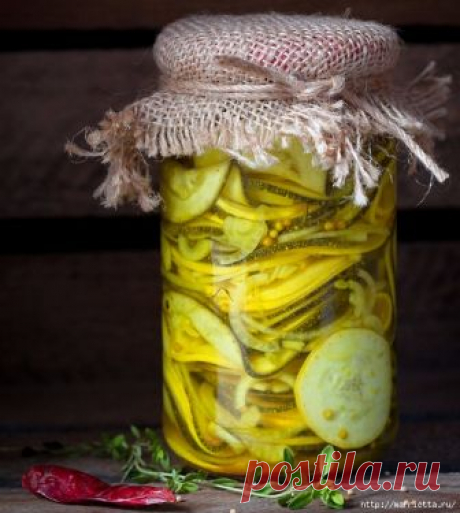 Рецепт вкусных маринованных кабачков