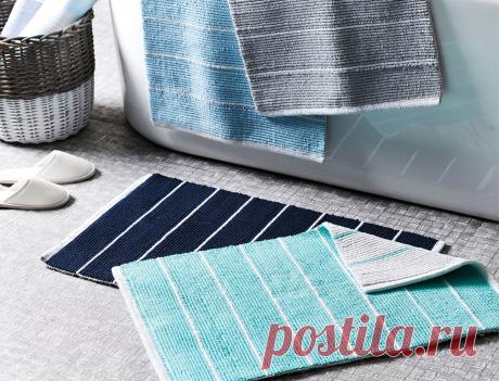 Коврик в ванную своими руками: из полотенец, помпонов, крючком, пробковый Коврик в ванную своими руками — множество вариантов изготовления с пошаговой инструкцией. Фотографии процесса создания и готового результата.