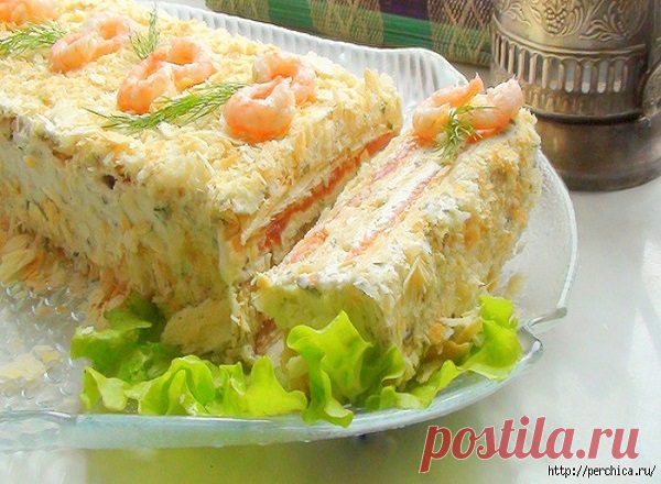 закусочный торт из лаваша. — БУДЬ В ТЕМЕ