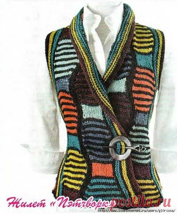 Жилет "Пэчворк