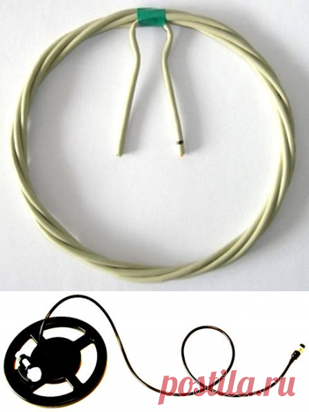 Корзиночный датчик КВП («витая пара»)
для металлодетектора Кощей-5И/ИМ
(ВМ8044, ВМ8042)