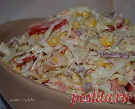 Салатик "Семеновна" - просто и вкусно