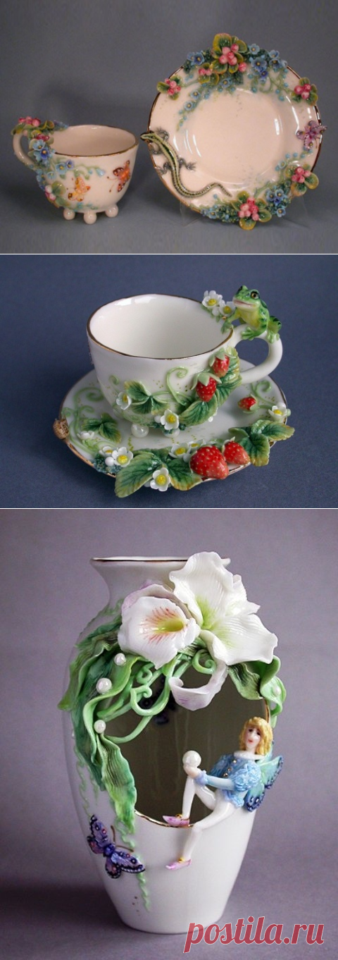 Волшебный фарфор Елены Зотовой (128 фото) » Страница 3 » Картины, художники, фотографы на Nevsepic