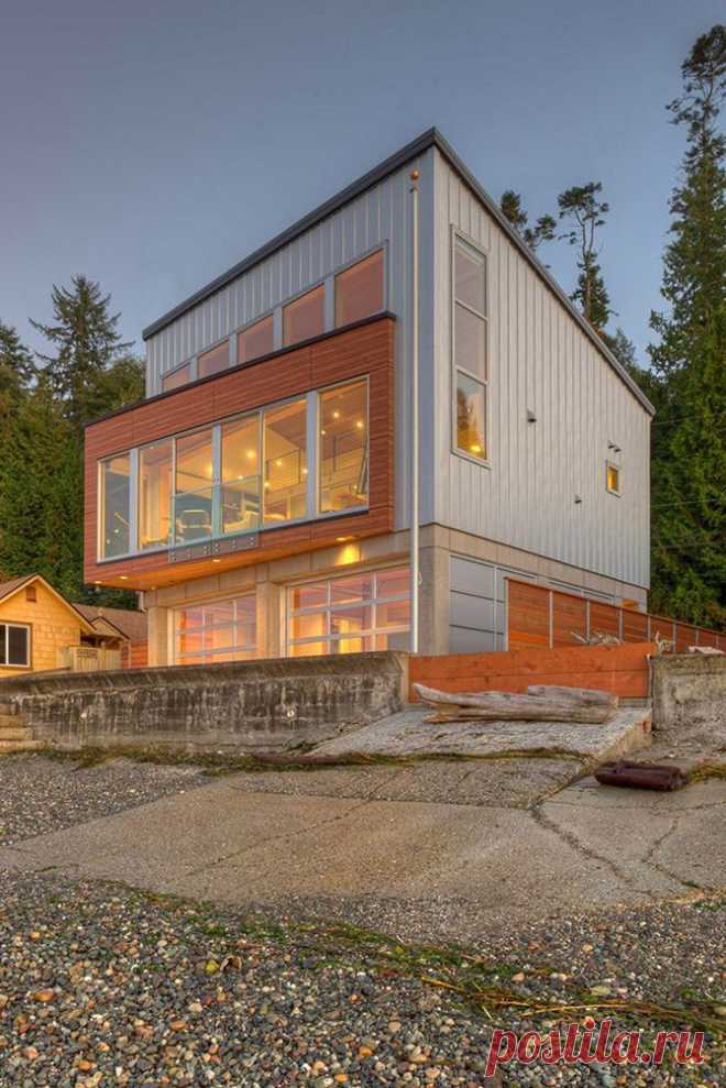 Современный проект частного дома на острове Tsunami House.