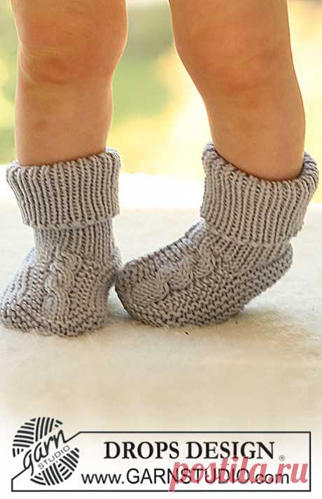 Ravelry: b17-11 носки с кабельным узором узором по дизайну Drops