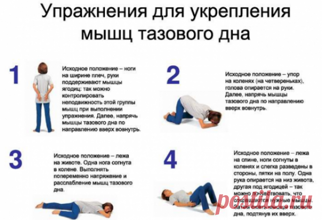 Упражнения для сохранения женского здоровья.