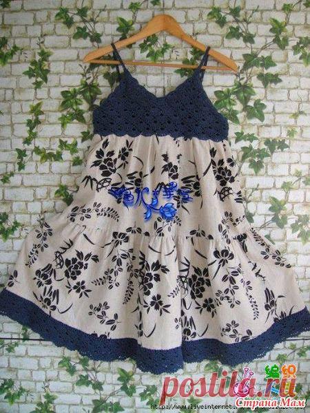 Шитье+Вязание. идеи и схемы. моя подборочка - "Шью - вяжу - соединяю"))...или "Комбинированные вещи"...или "Сочетание вязания и шитья" - Страна Мам