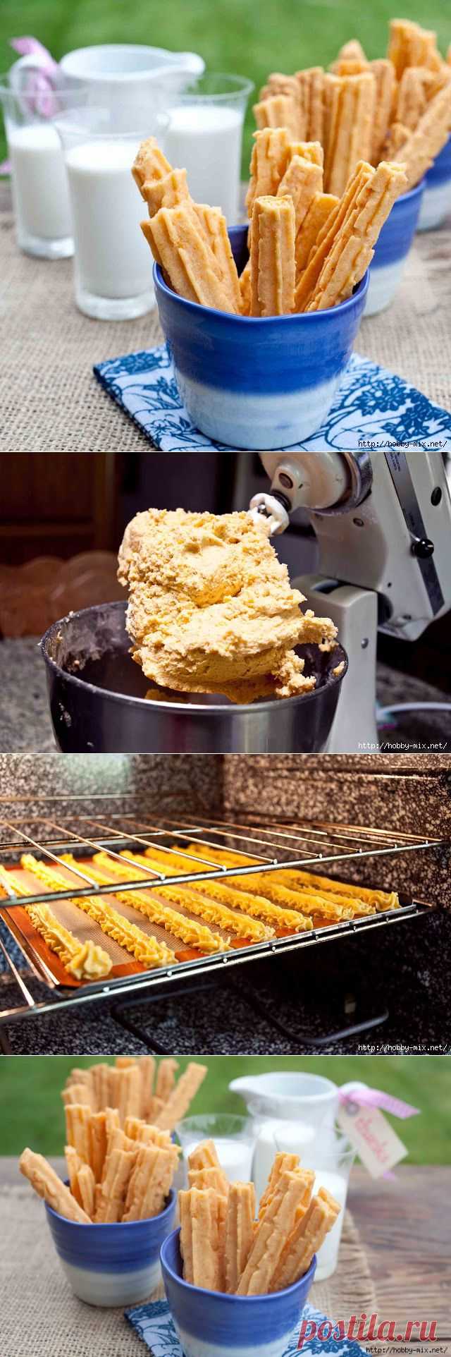 Сырная соломка. Рецепт.