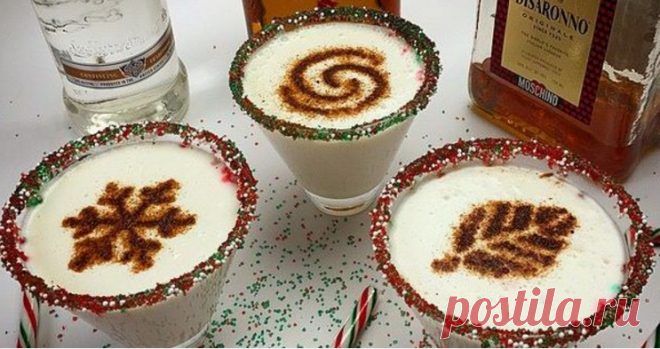 White Fireball Christmas Martini