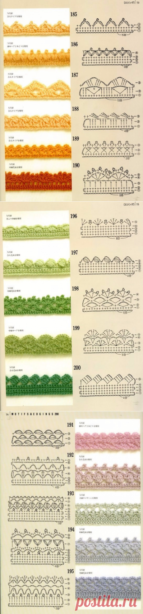 Обработка края изделия крючком: краеугольный камень красоты — Сделай сам, идеи для творчества - DIY Ideas