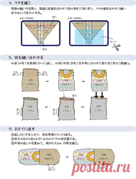 Cómo hacer una bolsa de gimnasio con un asa que se pueda hacer fácilmente con una máquina de coser