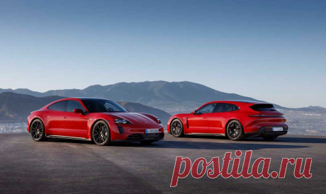 Porsche Taycan GTS и Sport Turismo 2022: цена, видео, комплектация, характеристики