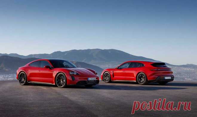 Porsche Taycan GTS и Sport Turismo 2022: цена, видео, комплектация, характеристики